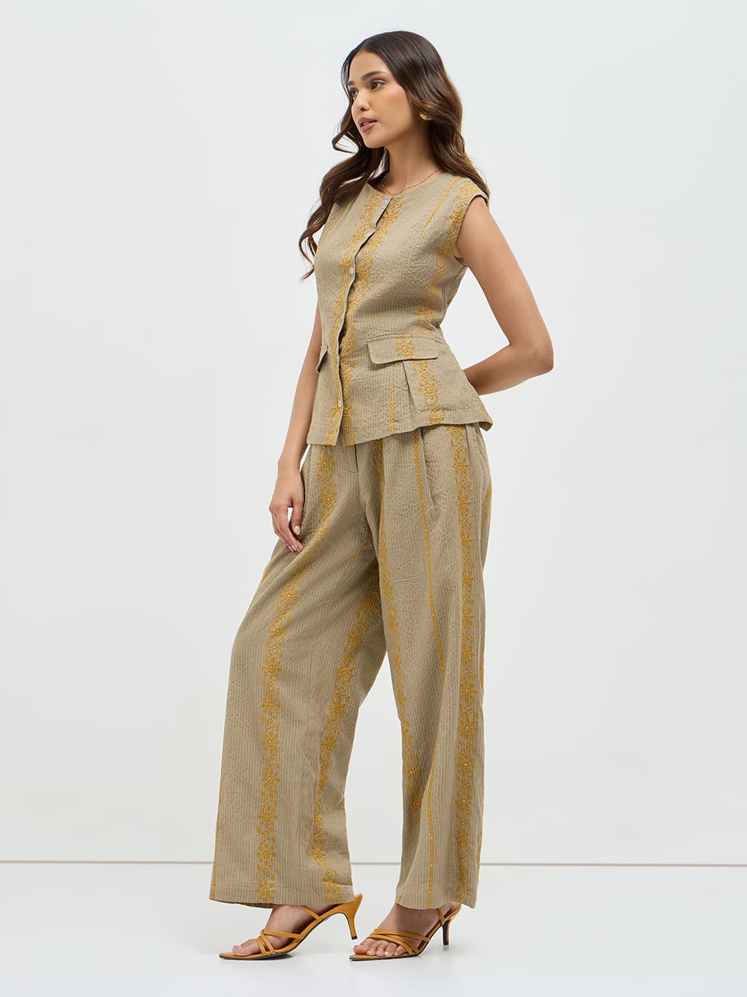 Embroidered Coord Set