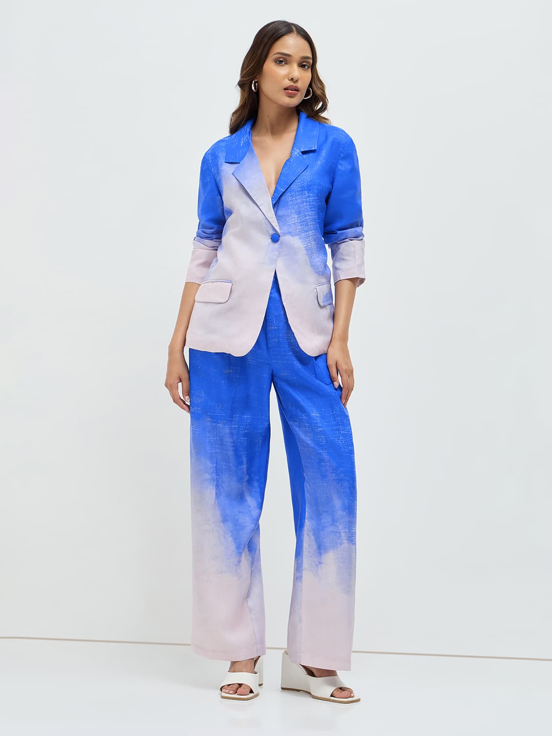 Ombre Blazer Coord Set